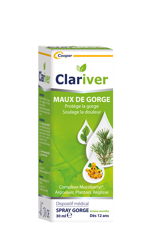 Clariver Sirop Toux Grasse et Sèche Sans Sucre 120 ml Cooper - Pharmacie  Veau