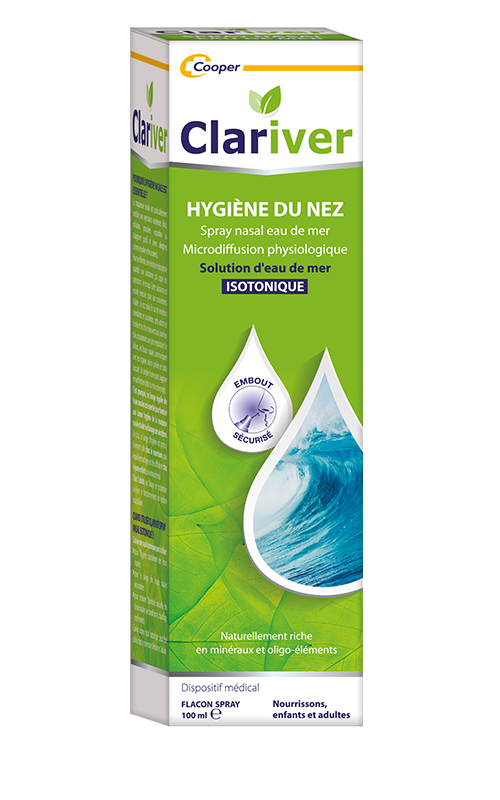 Spray nasal isotonic à l'eau de mer - La Parapharmacie